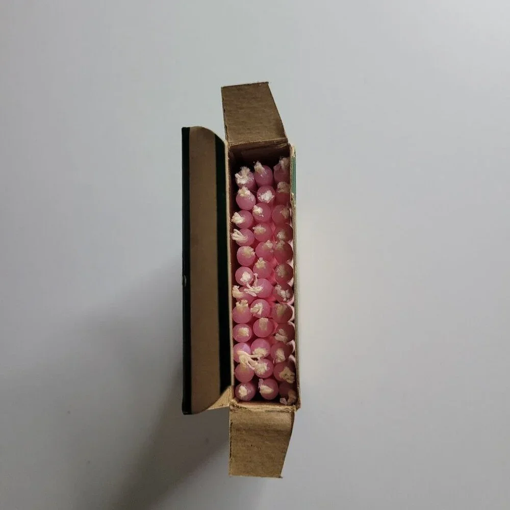 Betty Bolling Birthday Candles‎ Vintage Pink Pack of 36 Candle Craft USA 3 Dozen